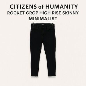 Citizens of Humanity Woman's Jeans Sz 27 Rocket Crop High Rise Skinny Minimalist